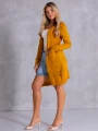 KARDIGAN Lekki Narzutka ADE-LAISA - Musztarda