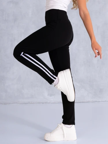 LEGGINSY Spodnie Ocieplane SA-MARIA - Czarny