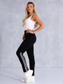 LEGGINSY Spodnie Lampasy SA-MARIA - Czarny