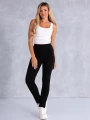 LEGGINSY Spodnie Lampasy SA-MARIA - Czarny