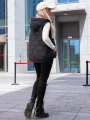 KAMIZELKA Bezrękawnik ZĄBKI Ściągacze ELLENA - Black
