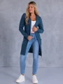 KARDIGAN Narzutka WZÓR Kulki TIFF-ANY - Blue