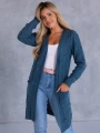 KARDIGAN Narzutka WZÓR Kulki TIFF-ANY - Blue