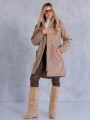 Kurtka parka z kapturem MACY - beige