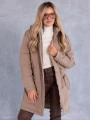 Kurtka parka z kapturem MACY - beige
