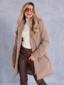 Kurtka parka z kapturem MACY - beige