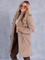 Kurtka parka z kapturem MACY - beige