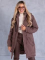 Kurtka parka z kapturem MACY - brown