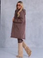 Kurtka parka z kapturem MACY - brown