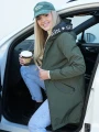 KURTKA Parka NAPISY Lamówka ROXY - Khaki