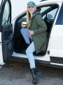 KURTKA Parka NAPISY Lamówka ROXY - Khaki
