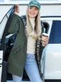 KURTKA Parka NAPISY Lamówka ROXY - Khaki