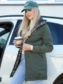 KURTKA Parka NAPISY Lamówka ROXY - Khaki