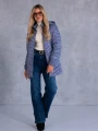 Kurtka pikowane pasy BARBRA - Lila
