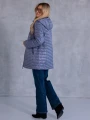 Kurtka pikowane pasy BARBRA - Lila