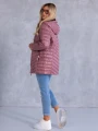 Kurtka pikowane pasy BARBRA - Puder