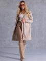 Klasyczny KARDIGAN Blaszka Kieszenie DELFINA - beige