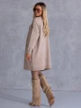 Klasyczny KARDIGAN Blaszka Kieszenie DELFINA - beige