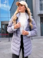 Kurtka w geometryczny wzór CINZIA - violet