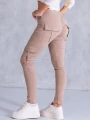 Spodnie bojówki "push-up" LARELLE - beż