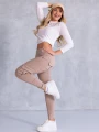 Spodnie bojówki "push-up" LARELLE - beż