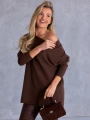 sweter guzik tłoczenia m-379 brąz.jpg