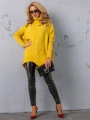 SWETER Tłoczenia GOLF Kieszenie DELILAH - cytryna