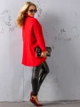 SWETER Tłoczenia GOLF Kieszenie DELILAH - czerwień
