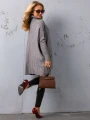 SWETER Tłoczenia GOLF Kieszenie DELILAH - szary
