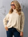SWETER Kłosy GOLF Zawieszka JUDY - latte