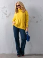 SWETER Kłosy GOLF Zawieszka JUDY - cytryna