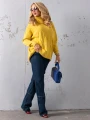 SWETER Kłosy GOLF Zawieszka JUDY - cytryna