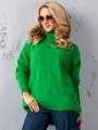 SWETER Kłosy GOLF Zawieszka JUDY - kiwi