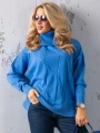 SWETER Kłosy GOLF Zawieszka JUDY - blue