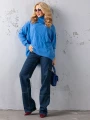 SWETER Kłosy GOLF Zawieszka JUDY - blue