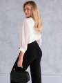 SPODNIE Modelujące GUZIKI Wysoki Stan JOAN - Czarny