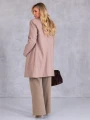 PŁASZCZ Klasyczny GUZIK Elegancki ADAMINA - Beige