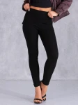 LEGGINSY Modelujące Z Ociepleniem AZALEA - Czarny
