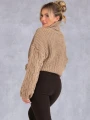 LEGGINSY Modelujące Z Ociepleniem AZALEA - Czekolada