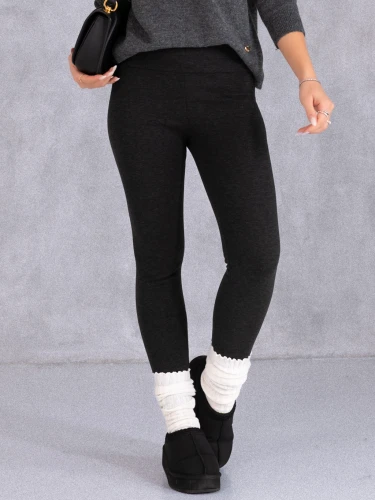 LEGGINSY Modelujące Z Ociepleniem AZALEA - Grafit