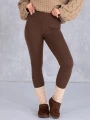 LEGGINSY Modelujące Z Ociepleniem AZALEA - Karmel