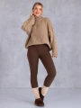LEGGINSY Modelujące Z Ociepleniem AZALEA - Karmel