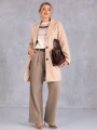 Ciepły SWETER Z Zawieszką WZORKI ALISZA - Beige