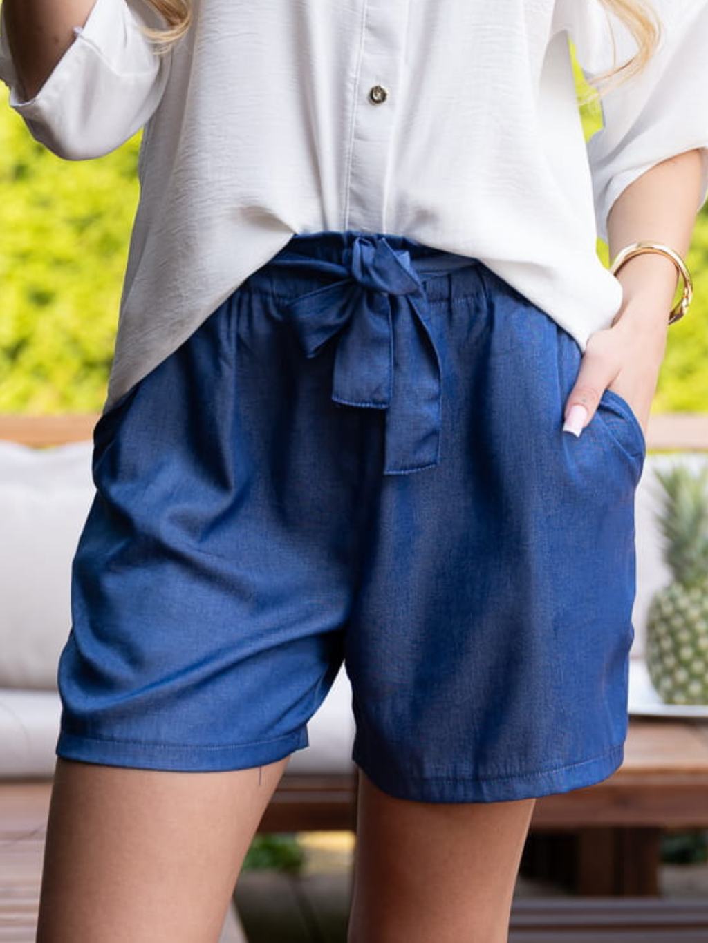 Spodenki SZORTY na gumce  RORY - granatowy